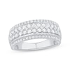 Thumbnail Image 0 of Previously Owned Multi-Row Diamond Anniversary Band 1 ct tw 10K White Gold