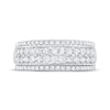 Thumbnail Image 2 of Previously Owned Multi-Row Diamond Anniversary Band 1 ct tw 10K White Gold