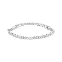 Previously Owned Diamond Adjustable Line Tennis Bracelet 1/2 ct tw 10K White Gold 9&quot;