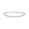 Thumbnail Image 0 of Previously Owned Diamond Adjustable Line Tennis Bracelet 1 ct tw 10K White Gold 9"