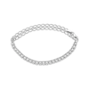 Thumbnail Image 1 of Previously Owned Diamond Adjustable Line Tennis Bracelet 1 ct tw 10K White Gold 9"