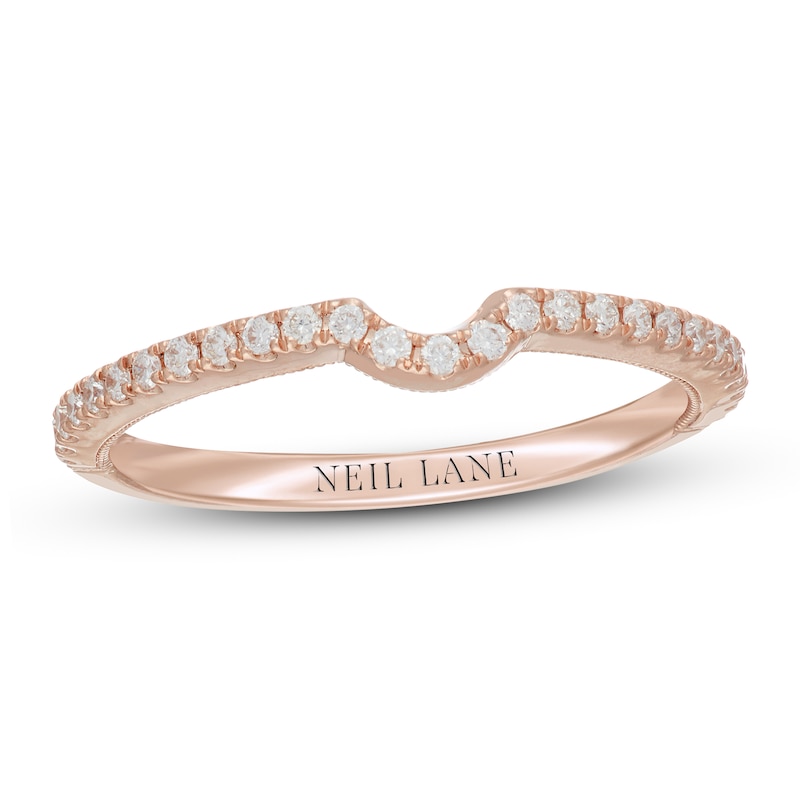 Main Image 1 of Previously Owned Neil Lane Diamond Wedding Band 1/5 ct tw 14K Rose Gold