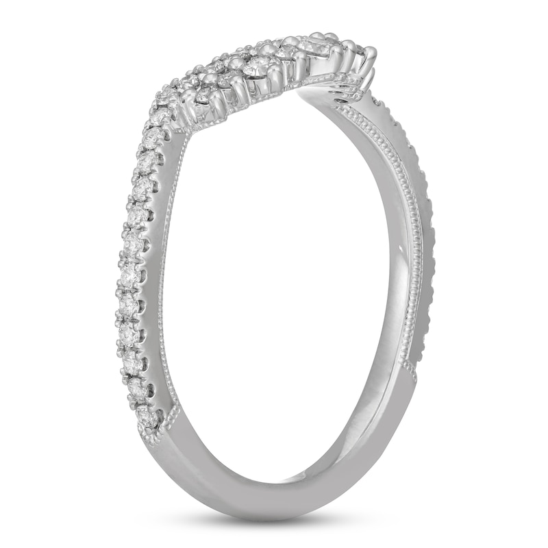 Main Image 2 of Previously Owned Neil Lane Diamond Wedding Band 1/3 ct tw Round-cut 14K White Gold