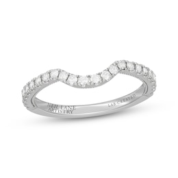 Previously Owned Neil Lane Artistry Lab-Grown Diamond Contour Wedding Band 1/3 ct tw 14K White Gold