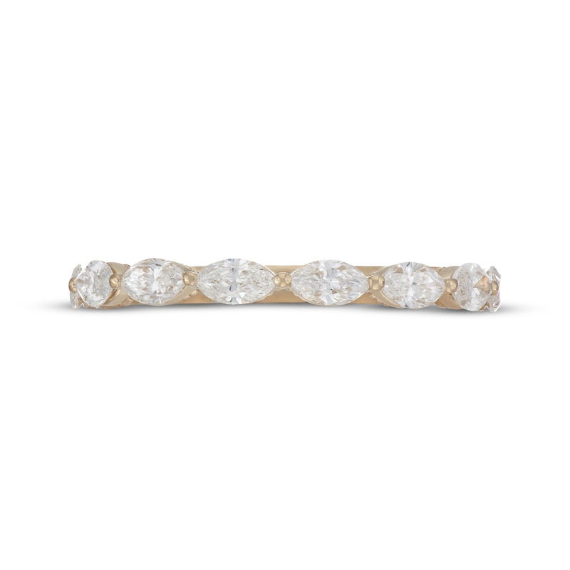 Main Image 3 of Previously Owned Neil Lane Artistry Marquise-Cut Lab-Grown Diamond Anniversary Band 3/4 ct tw 14K Yellow Gold