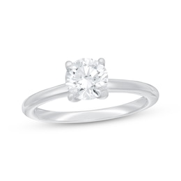 Previously Owned Lab-Grown Diamonds Solitaire Engagement Ring 1-1/2 ct tw 14K White Gold (F/SI2)