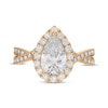 Thumbnail Image 3 of Neil Lane Artistry Pear-Shaped Lab-Grown Diamond Engagement Ring 2-1/3 ct tw 14K Yellow Gold