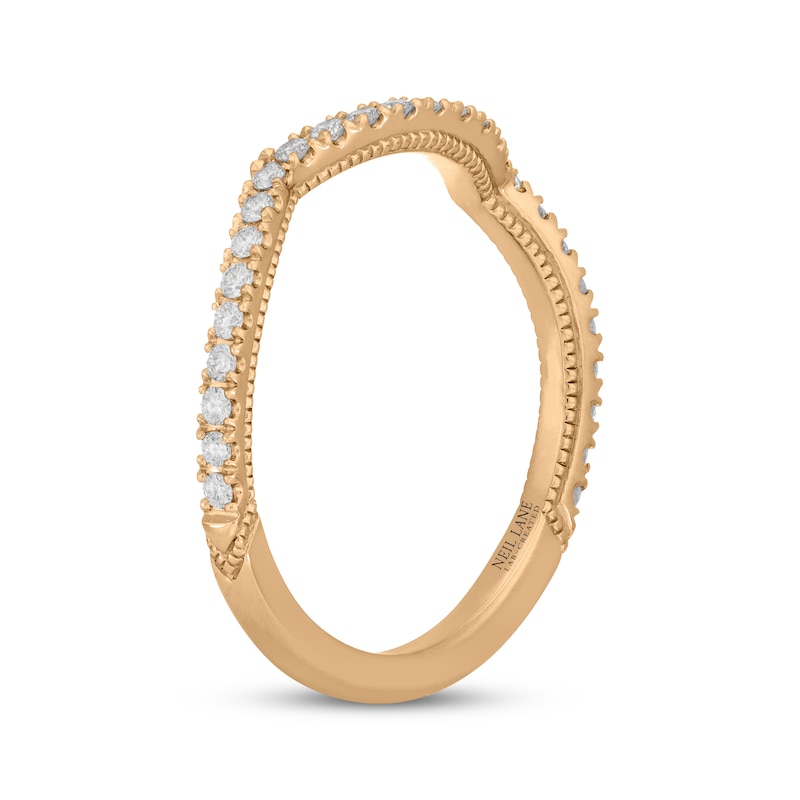 Main Image 2 of Neil Lane Artistry Lab-Grown Diamond Contour Wedding Band 1/4 ct tw 14K Yellow Gold