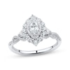 Thumbnail Image 1 of Marquise-Cut Diamond Engagement Ring 1 ct tw 14K White Gold