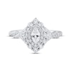 Thumbnail Image 3 of Marquise-Cut Diamond Engagement Ring 1 ct tw 14K White Gold