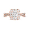 Thumbnail Image 2 of Neil Lane Artistry Cushion-Cut Lab-Created Diamond Engagement Ring 1-7/8 ct tw 14K Rose Gold