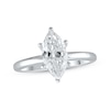 Thumbnail Image 1 of Lab-Grown Diamonds by KAY Marquise-Cut Solitaire Engagement Ring 1-1/2 ct tw 14K White Gold (F/SI2)