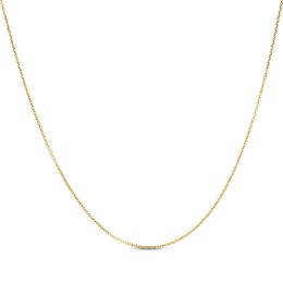 Solid Diamond-Cut Rolo Chain Necklace 0.89mm 14K Yellow Gold 20&quot;