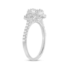 Thumbnail Image 2 of Baguette & Round-Cut Diamond Fashion Ring 3/4 ct tw 14K White Gold