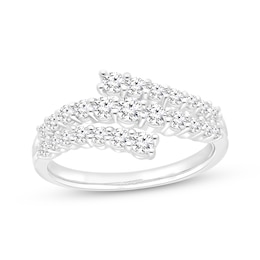 Lab-Created Diamonds by KAY Bypass-Look Ring 3/4 ct tw 14K White Gold