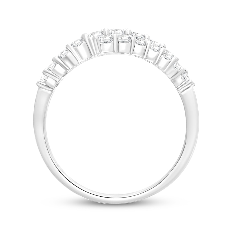 Lab-Created Diamonds by KAY Bypass-Look Ring 3/4 ct tw 14K White Gold