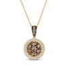 Thumbnail Image 1 of Le Vian Diamond Circle Necklace 1/2 ct tw 14K Honey Gold 19&quot;