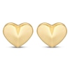 Thumbnail Image 2 of Heart Stud Earrings 14K Yellow Gold