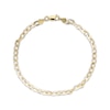 Thumbnail Image 0 of Diamond-Cut Solid Cable Chain Bracelet 14K Yellow Gold 7.5"