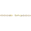Thumbnail Image 1 of Diamond-Cut Solid Cable Chain Bracelet 14K Yellow Gold 7.5"