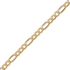 Thumbnail Image 3 of Hollow Figaro Chain Necklace 3.55mm 14K Yellow Gold 16”