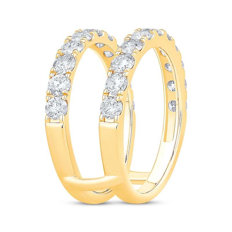 Main Image 2 of Round-Cut Diamond Enhancer Ring 2 ct tw 14K Yellow Gold