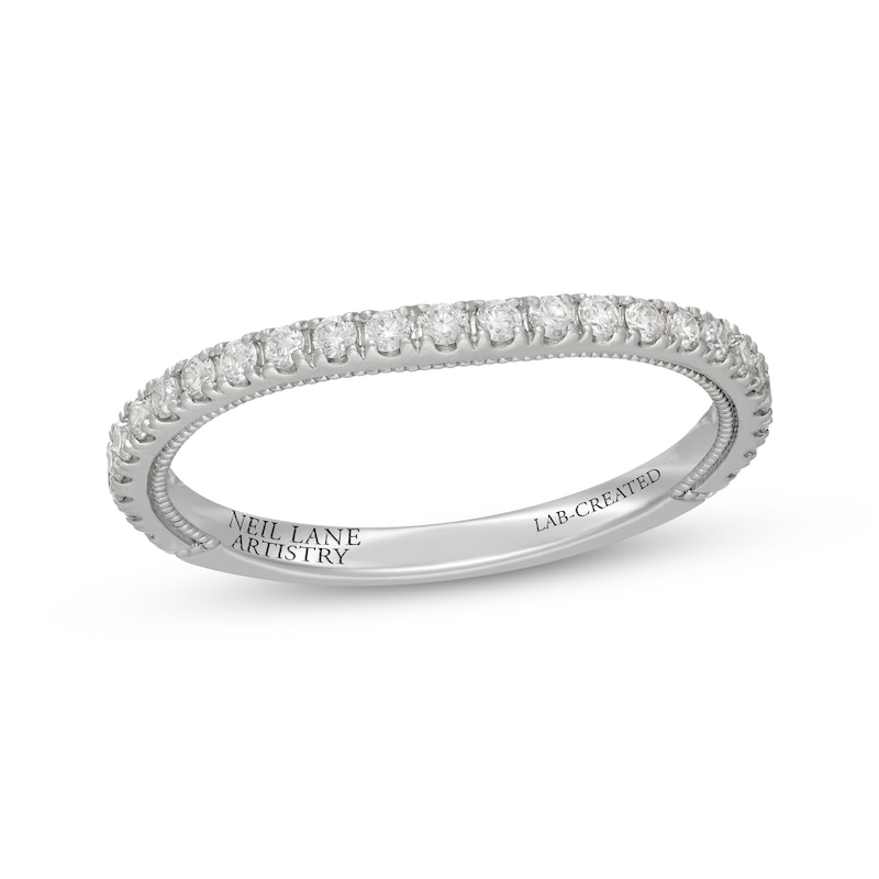 Main Image 1 of Neil Lane Artistry Lab-Grown Diamond Wedding Band 1/4 ct tw 14K White Gold