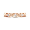 Thumbnail Image 3 of Diamond Accent Filigree Anniversary Ring 10K Rose Gold