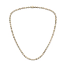 Men's Diamond Rope Chain Necklace 4-3/4 ct tw 10K Yellow Gold 20&quot;