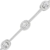 Thumbnail Image 1 of Lab-Grown Diamonds by KAY Oval-Cut Bangle Bracelet 1 ct tw 14K White Gold