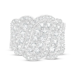 Lab-Grown Diamonds by KAY Swirl Ring 3 ct tw 10K White Gold