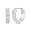 Thumbnail Image 1 of Men's Spike Huggie Hoop Earrings Stainless Steel