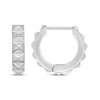 Thumbnail Image 3 of Men's Spike Huggie Hoop Earrings Stainless Steel