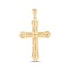 Thumbnail Image 3 of Men's Diamond Cross Charm 1/5 ct tw 10K Yellow Gold