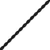 Thumbnail Image 2 of Solid Rope Chain Necklace 3mm Black Ion-Plated Stainless Steel 22&quot;