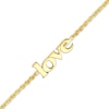 Thumbnail Image 2 of &quot;Love&quot; Bolo Bracelet 14K Yellow Gold