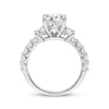 Thumbnail Image 2 of Lab-Grown Diamonds by KAY Round-Cut Three-Stone Engagement Ring 3-1/2 ct tw 14K White Gold