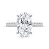 Thumbnail Image 1 of Lab-Grown Diamonds by KAY Oval-Cut Engagement Ring 4-1/2 ct tw 14K White Gold