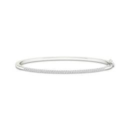 Lab-Grown Diamonds by KAY Bangle Bracelet 1/2 ct tw 10K White Gold