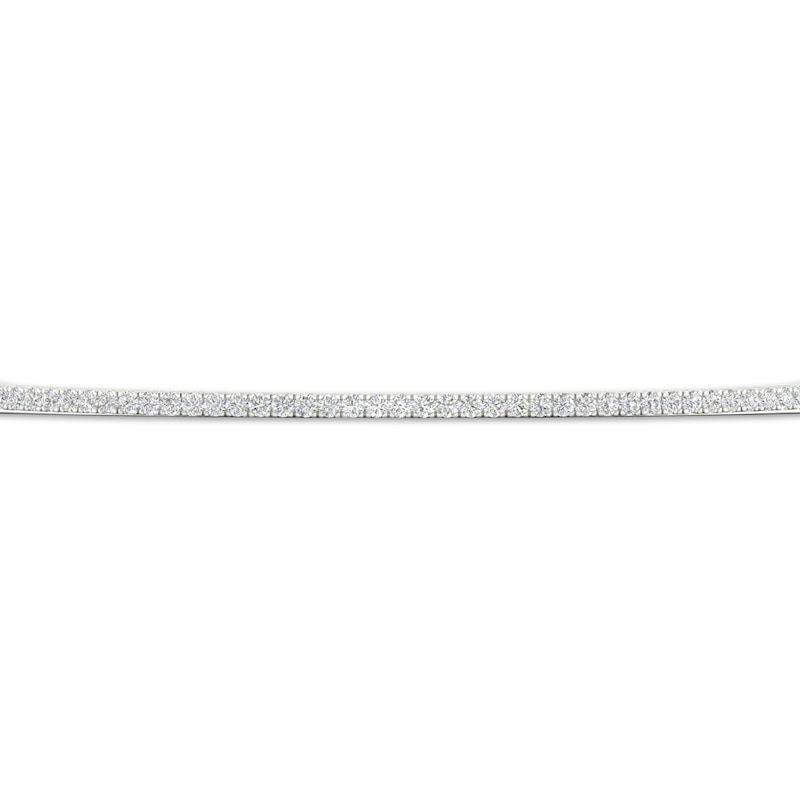 Main Image 2 of Lab-Grown Diamonds by KAY Bangle Bracelet 1/2 ct tw 10K White Gold