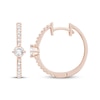 Thumbnail Image 1 of Lab-Grown Diamonds by KAY Hoop Earrings 1/2 ct tw 14K Rose Gold