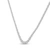 Thumbnail Image 2 of Multi-Diamond Riviera Necklace 6 ct tw 14K White Gold 16&quot;