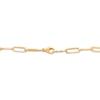 Thumbnail Image 3 of Diamond Paperclip Chain Necklace 1/2 ct tw 10K Yellow Gold 18&quot;