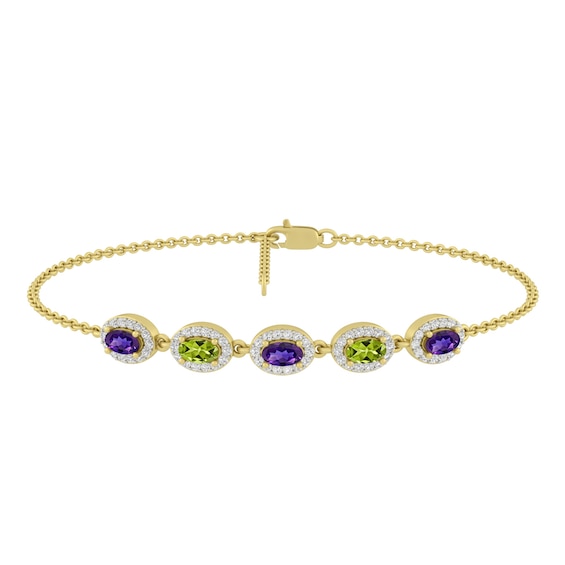 Birthstone Family & Mother's Bracelet (1-5 Stones)