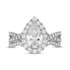 Thumbnail Image 3 of Neil Lane Artistry Pear-Shaped Lab-Grown Diamond Halo Bridal Set 2-1/2 ct tw 14K White Gold