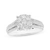 Thumbnail Image 0 of Multi-Diamond Center Engagement Ring 1 ct tw 10K White Gold