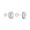 Thumbnail Image 3 of Lab-Created Diamonds by KAY Round-Cut Halo Stud Earrings 1-1/2 ct tw 14K White Gold (F/VS2)