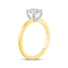 Thumbnail Image 1 of Lab-Grown Diamonds by KAY Oval-Cut Solitaire Engagement Ring 1 ct tw 14K Yellow Gold (F/VS2)