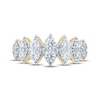 Thumbnail Image 3 of Diamond Graduated Fashion Ring 1 ct tw 14K Yellow Gold