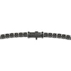 Thumbnail Image 2 of Men's Black Diamond Tennis Necklace 8-5/8 ct tw Sterling Silver 22&quot;